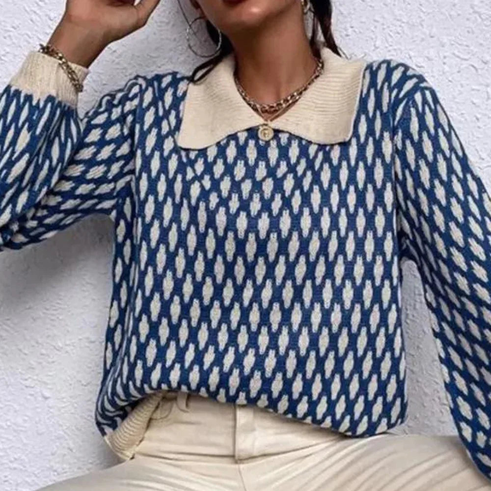 Pull Femme Chic avec Détail Col 4