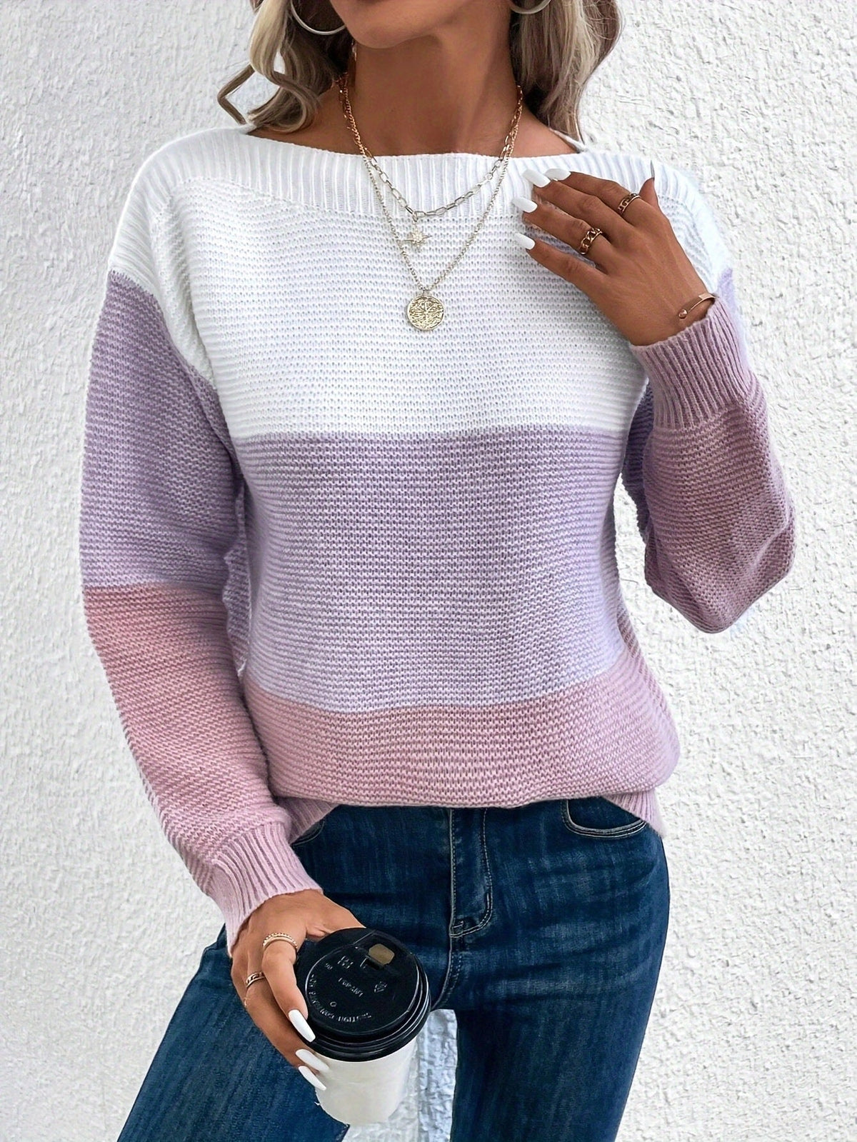 Pull Femme Chic en Laine et Coton 1