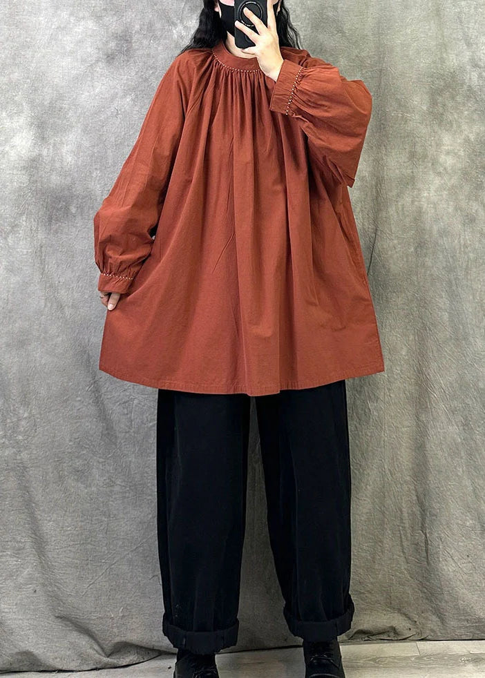 Pull Femme Col Montant Style Décontracté Grandes Tailles Automne 1
