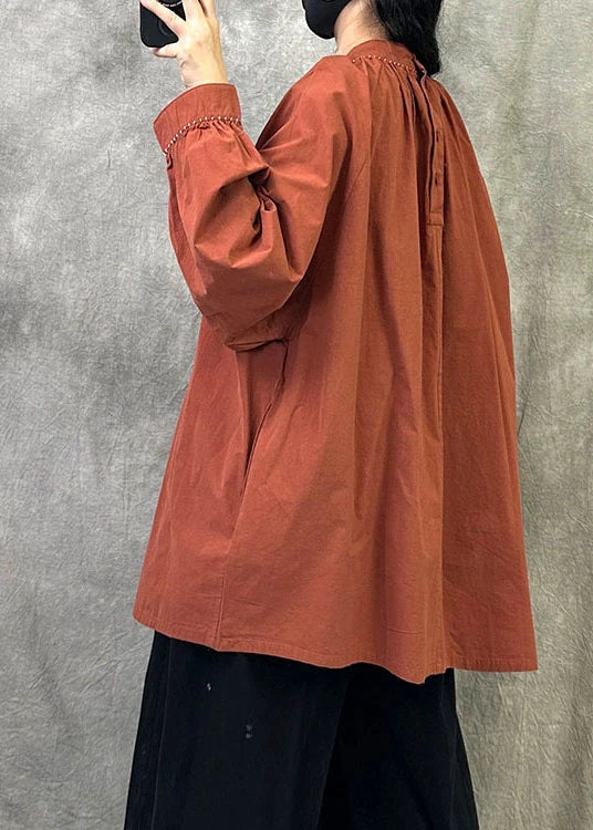Pull Femme Col Montant Style Décontracté Grandes Tailles Automne 3