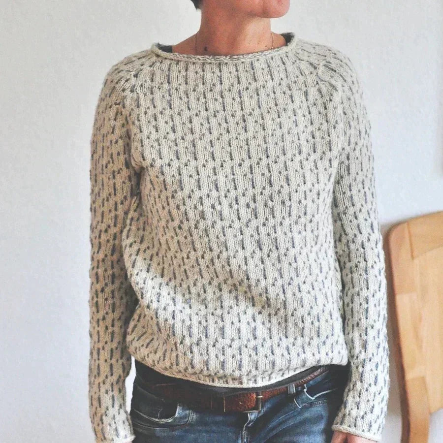 Pull Femme Col Rond Chic 1