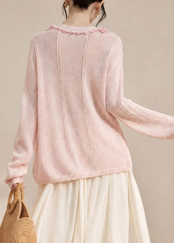 Pull Femme Col Rond Style Décontracté Automnal 4