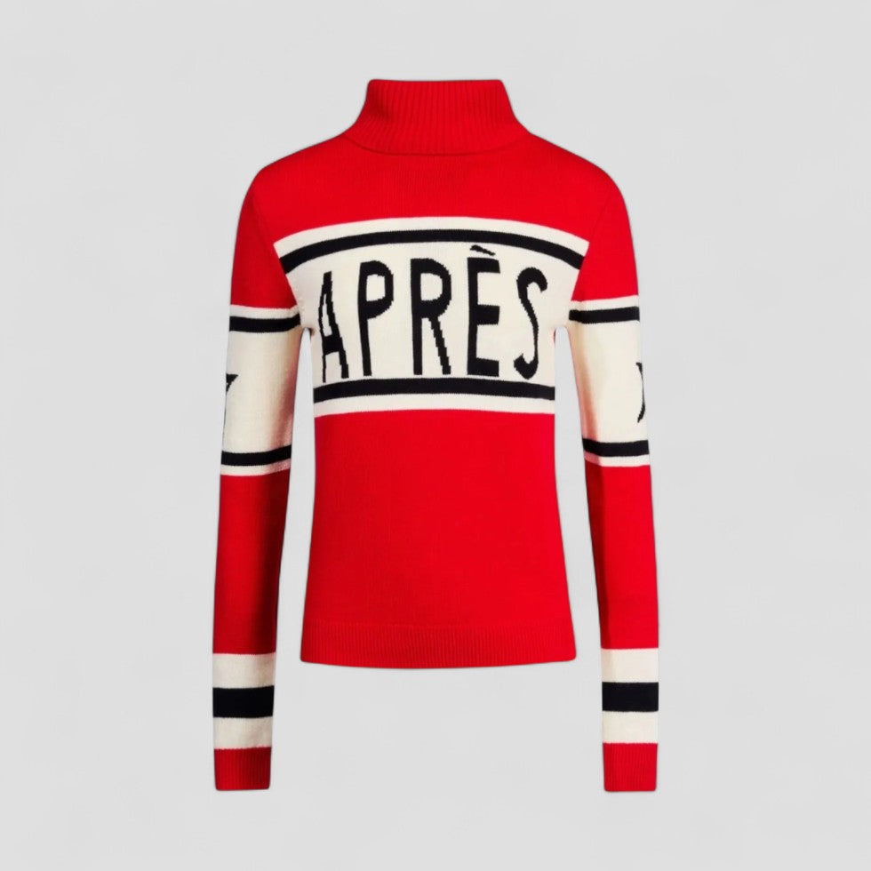 Pull Femme Col Roulé Après Ski Chic 3