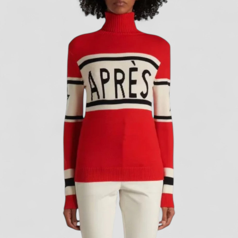 Pull Femme Col Roulé Après Ski Chic 4