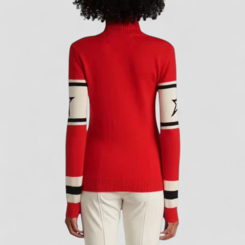 Pull Femme Col Roulé Après Ski Chic 5