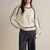 Pull Femme Col Roulé Cachemire Doux Élégant 1