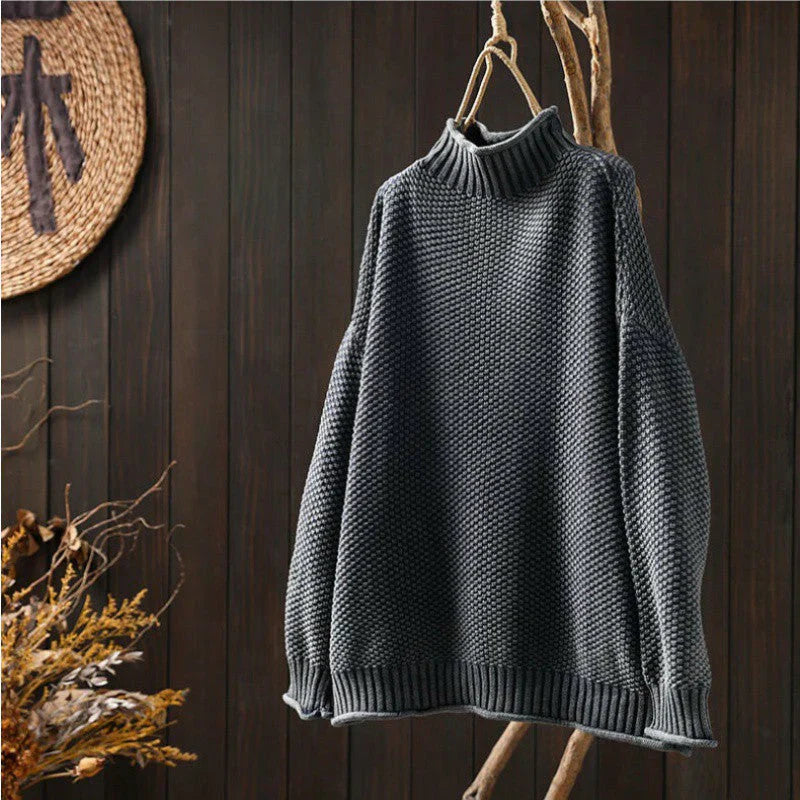 Pull Femme Col Roulé Chic 4