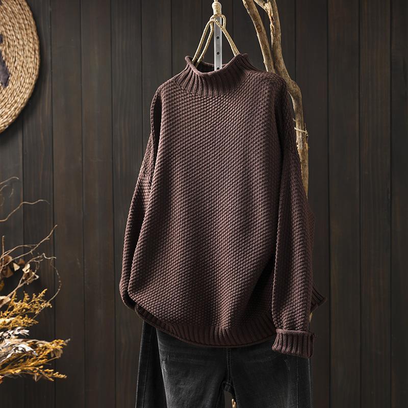 Pull Femme Col Roulé Chic 6