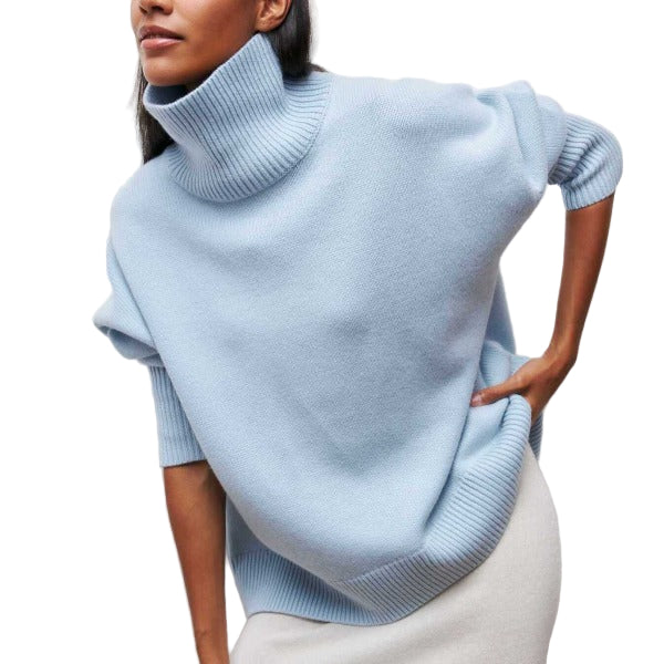 Pull Femme Col Roulé Chic Hiver 0