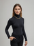 Pull Femme Col Roulé Décontracté en Maille Douce 1