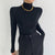 Pull Femme Col Roulé Décontracté en Maille Douce 4