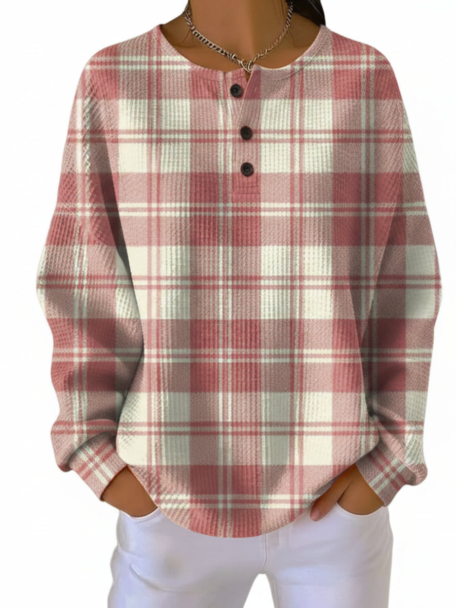 Pull Femme Décontracté en Tissu Gaufré 0