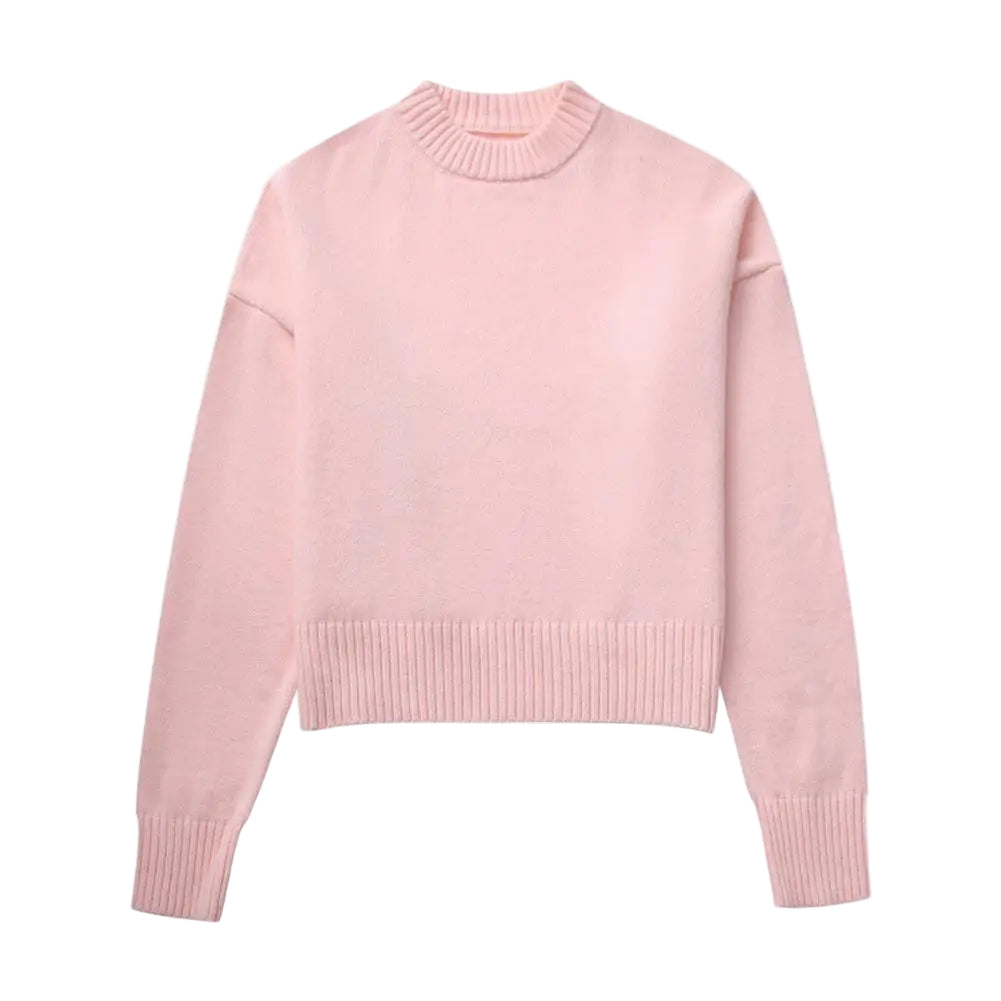 Pull Femme Design Tricot Côtes 0