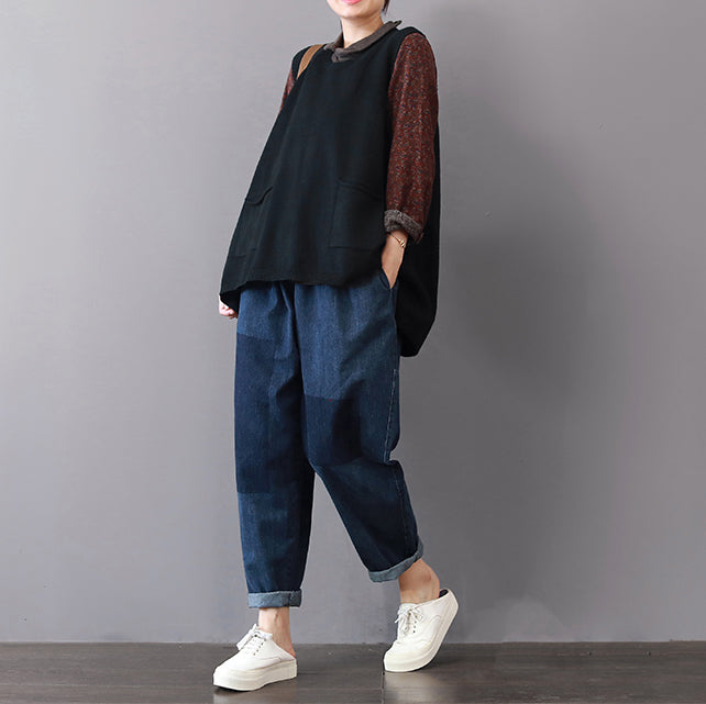 Pull Femme Grande Taille à Poches Confortable et Pratique 3