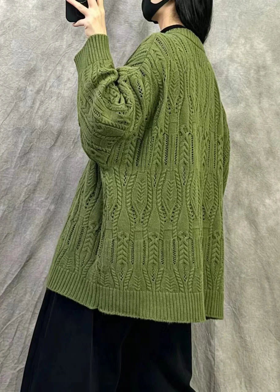 Pull Femme Oversize Style Bohème Col Rond 3