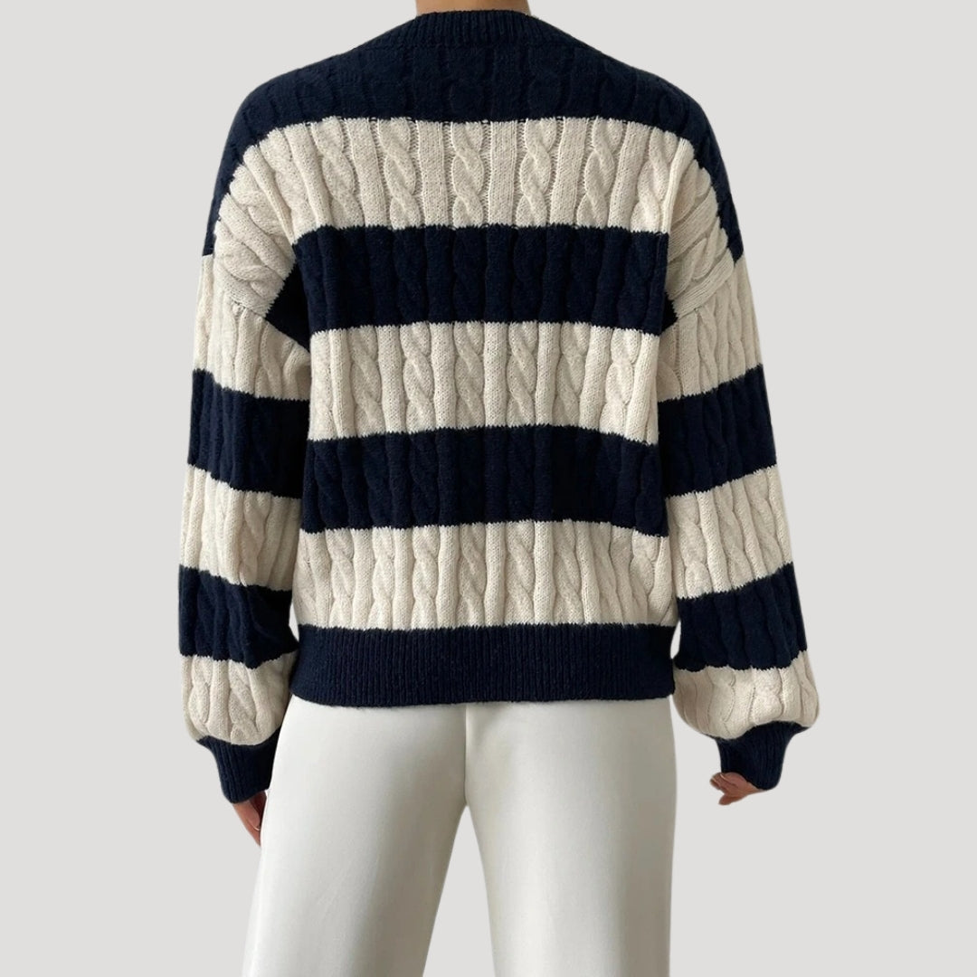 Pull Femme Oversize en V 1
