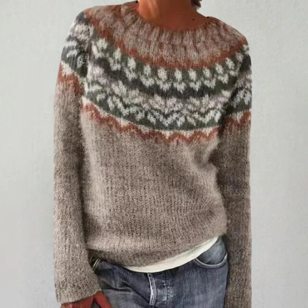 Pull Femme Rétro Ample Confortable 3