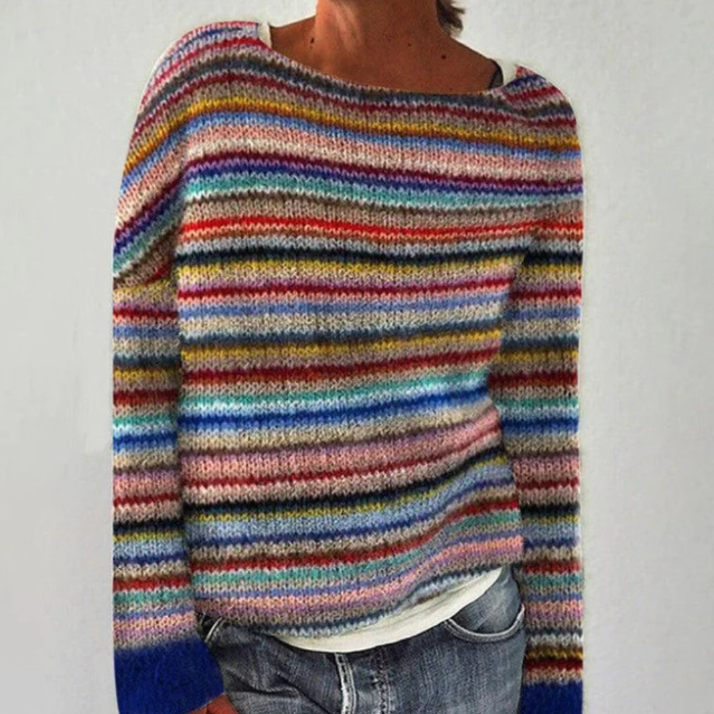 Pull Femme Rétro Ample Confortable 4