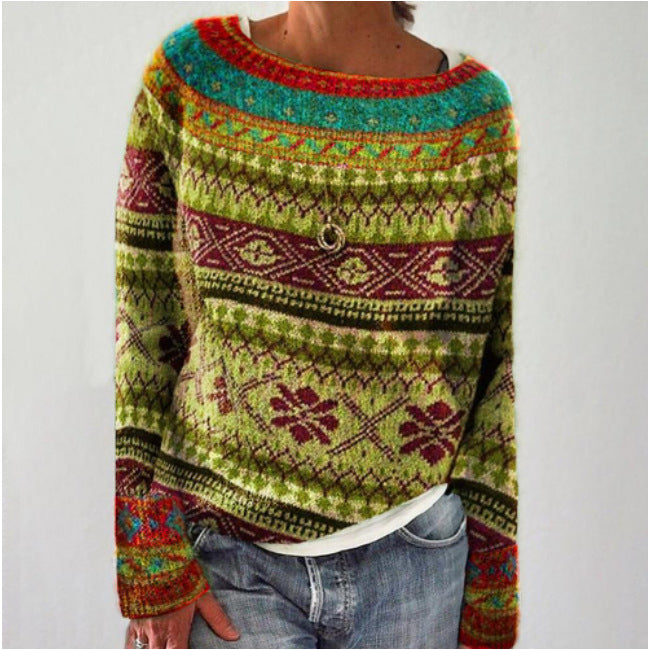 Pull Femme Retro en Tricot Xanthe 2