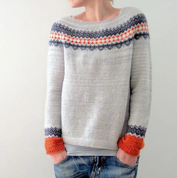 Pull Femme Retro en Tricot Xanthe 3