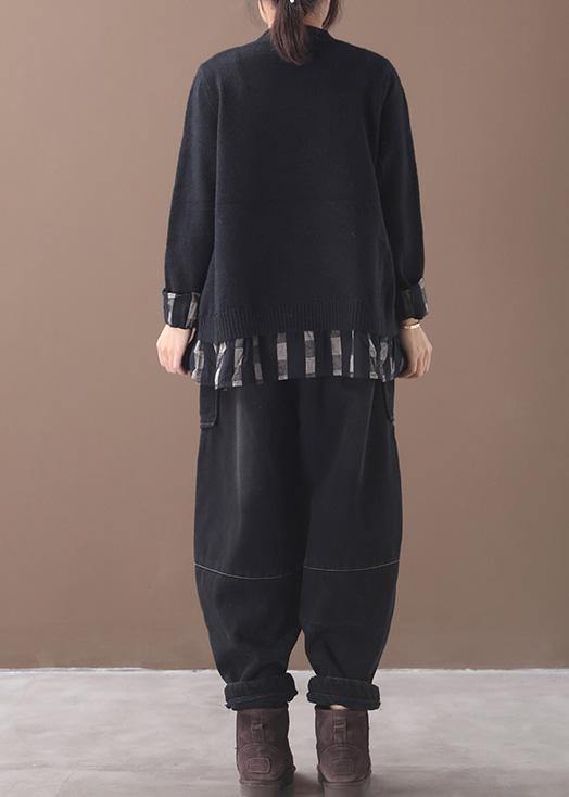Pull Femme Surdimensionné à Col Rond 3