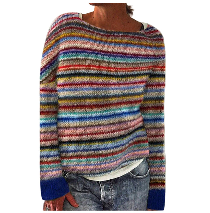 Pull Femme Tricot Col Rond Classique 0