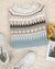 Pull Femme Tricot Nordique Doux et Chaud 7