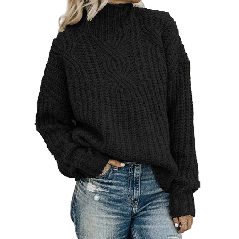 Pull Femme Tricoté Col Rond Classique 0