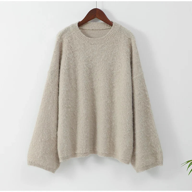 Pull Femme Tricoté Moderne en Acrylique et Coton