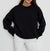 Pull Femme Tricoté Ronde Col Chaud