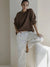 Pull Femme Tricoté Ronde Col Chaud