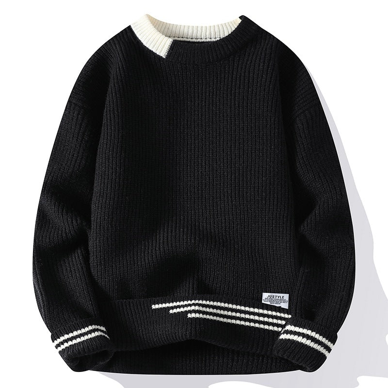 Pull Femme à Blocs de Couleurs Décontracté 0