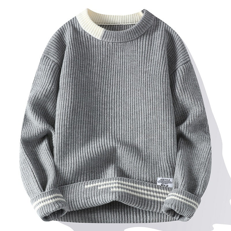 Pull Femme à Blocs de Couleurs Décontracté 2