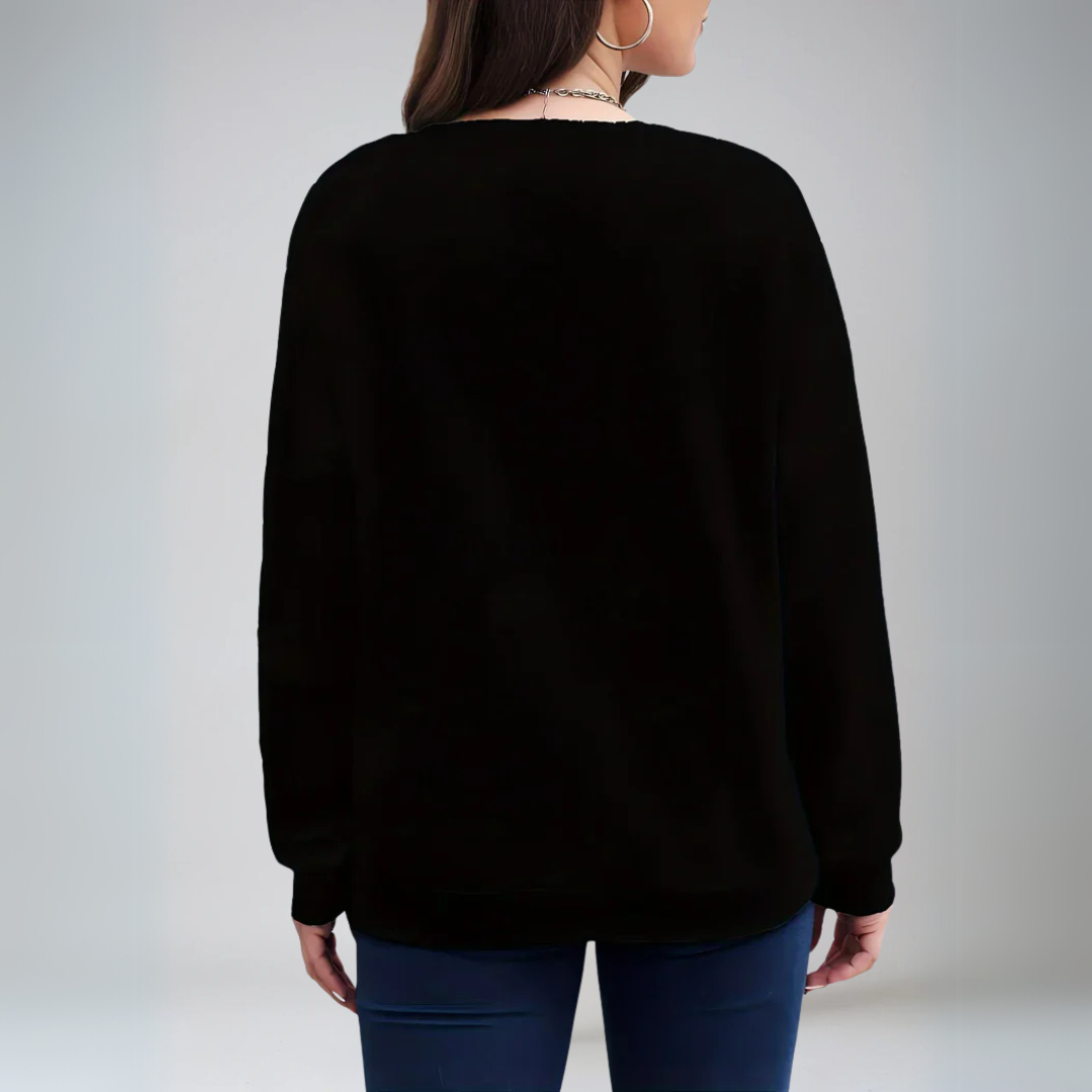 Pull Femme à Cœur Détail Gradient en Tissu Doux 2
