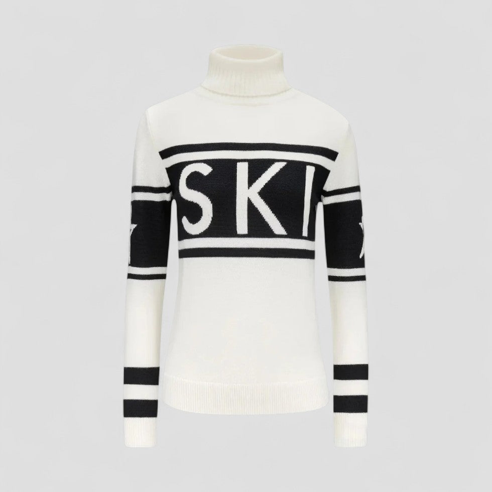 Pull Femme à Col Roulé Style Ski 1