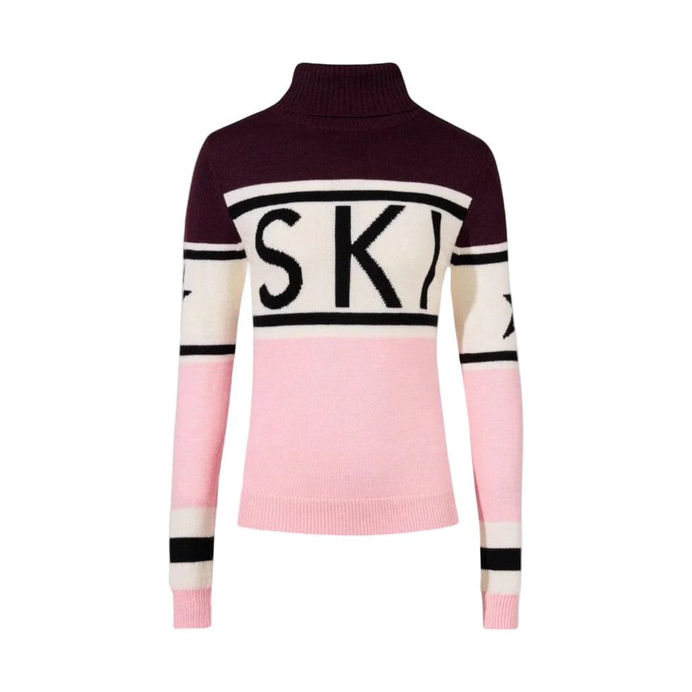 Pull Femme à Col Roulé Style Ski 2