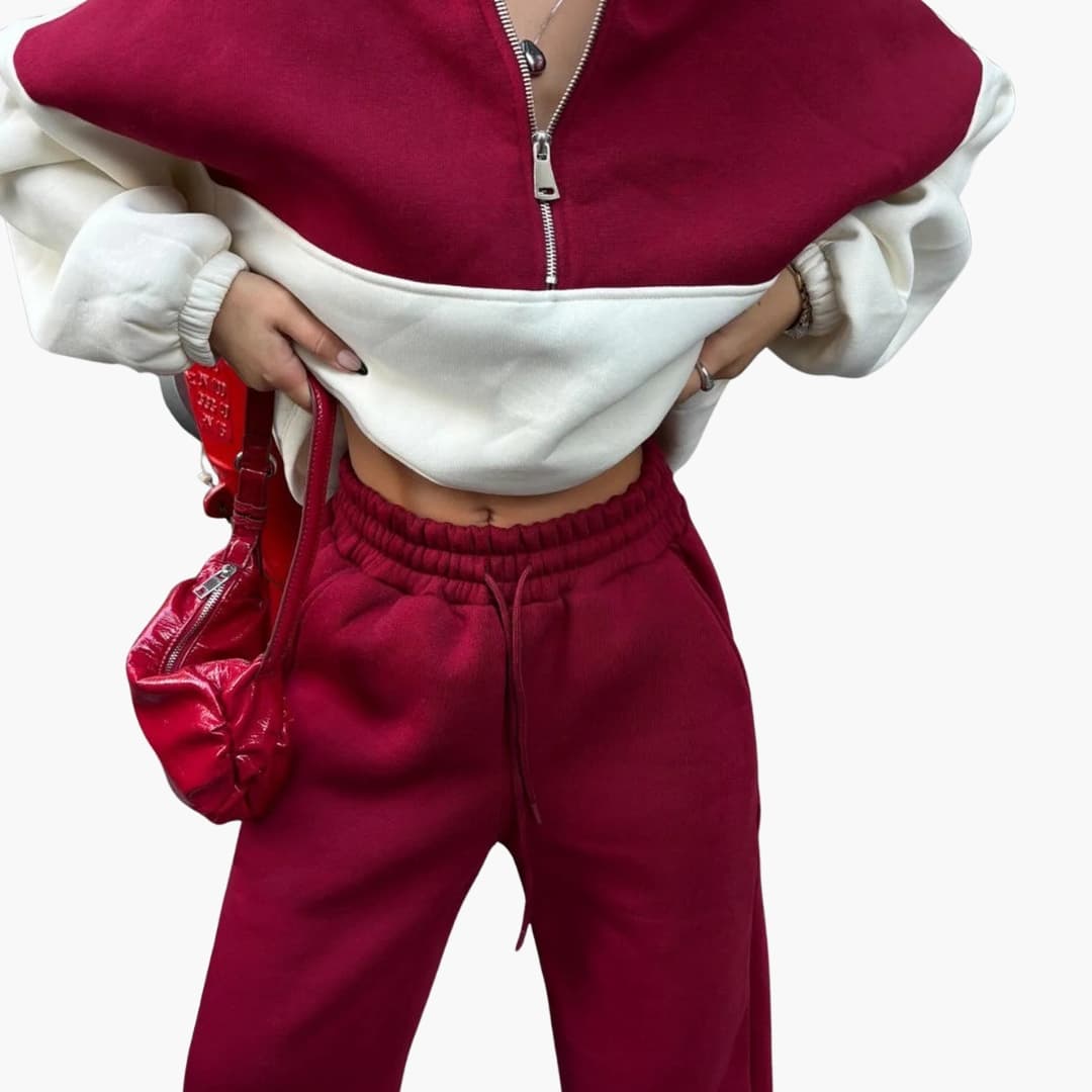 Pull Femme à Demi-Fermeture Éclair Moderne 1