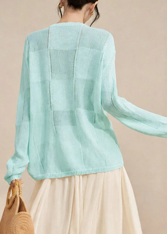 Pull Femme à Manches Longues Brodé de Fleurs 4