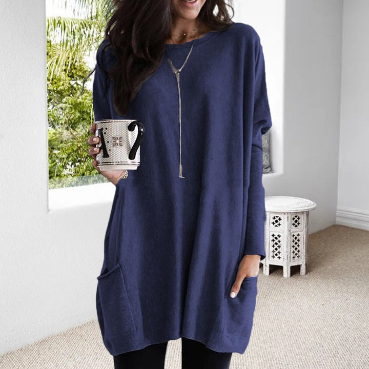 Pull Femme à Manches Longues avec Poches 1