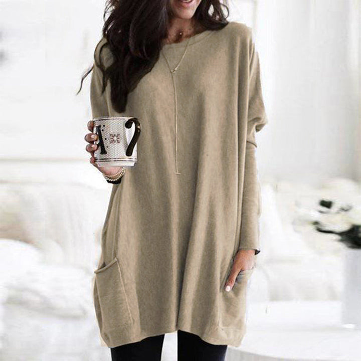 Pull Femme à Manches Longues avec Poches 4