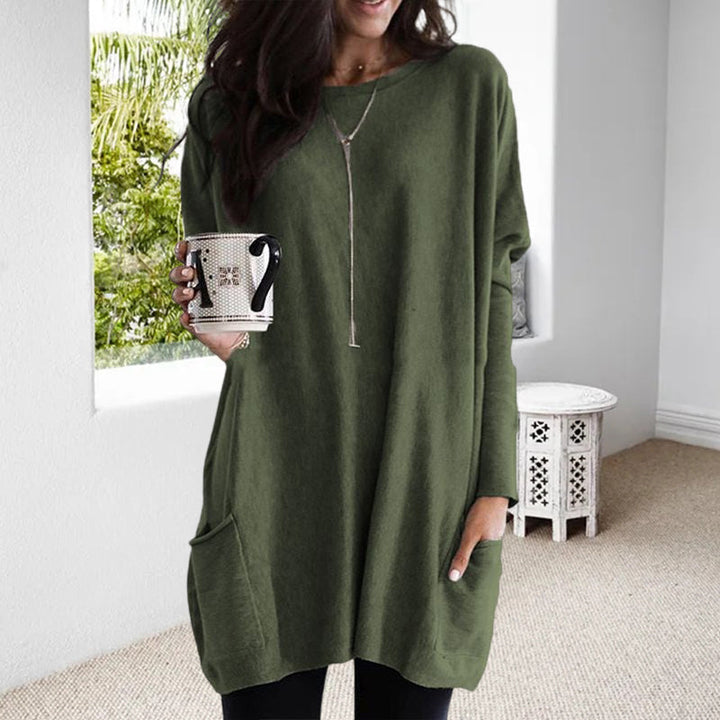 Pull Femme à Manches Longues avec Poches 6