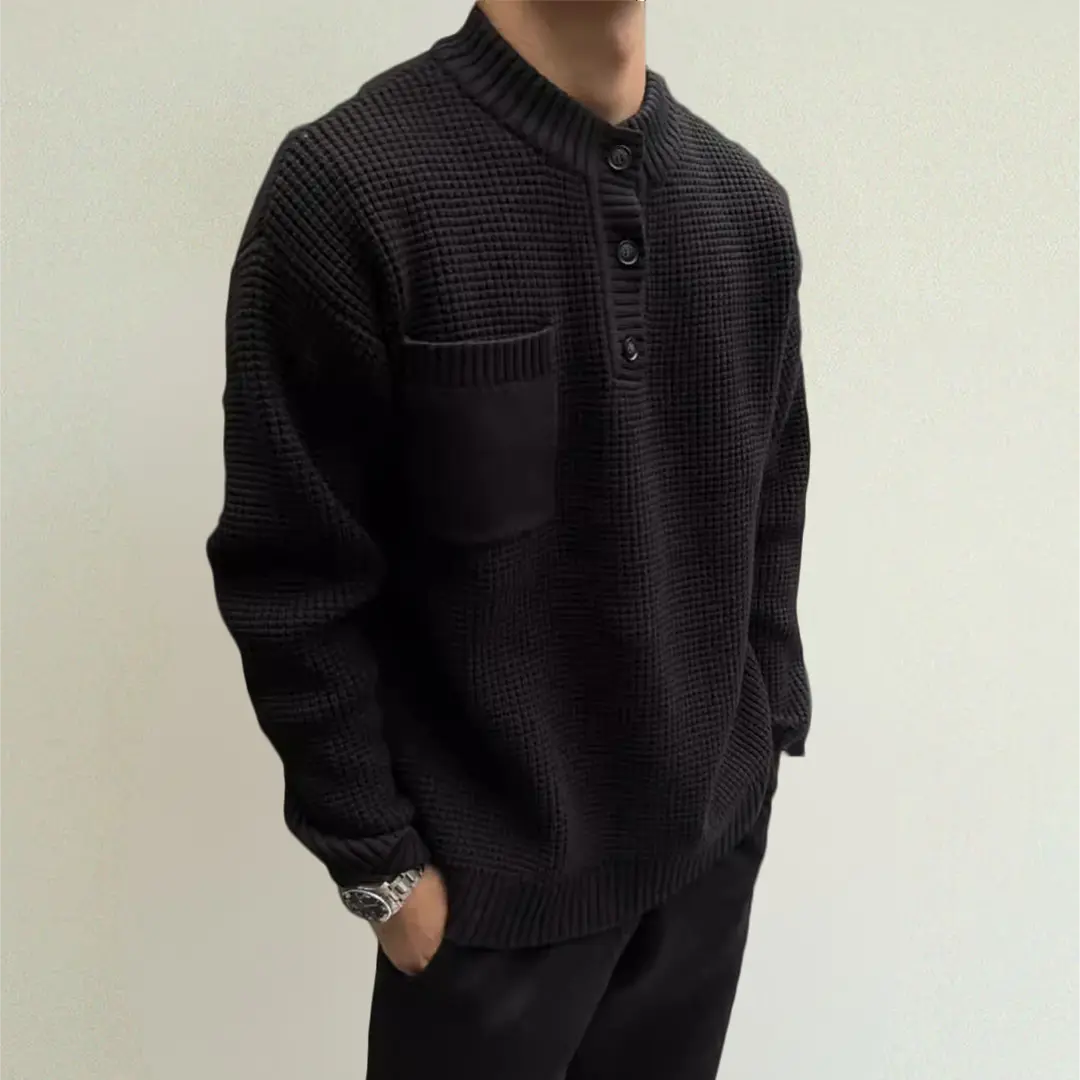 Pull Homme Classique à Col Rond Style Intemporel 2