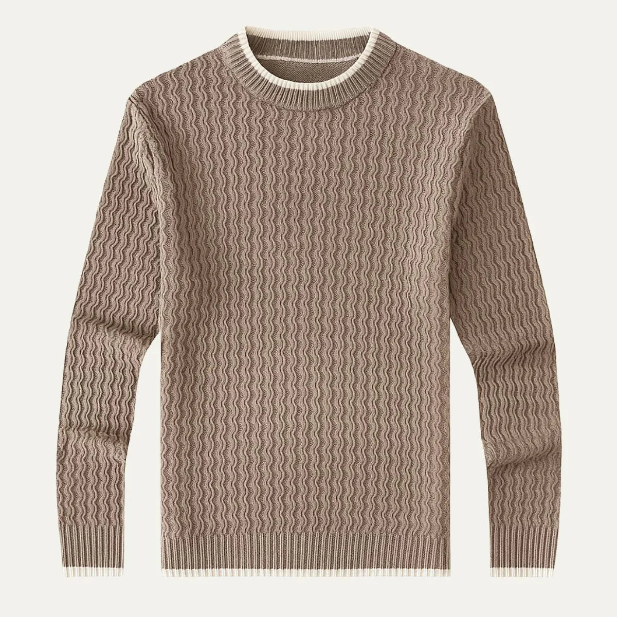 Pull Homme Col Rond Classique Chic 1