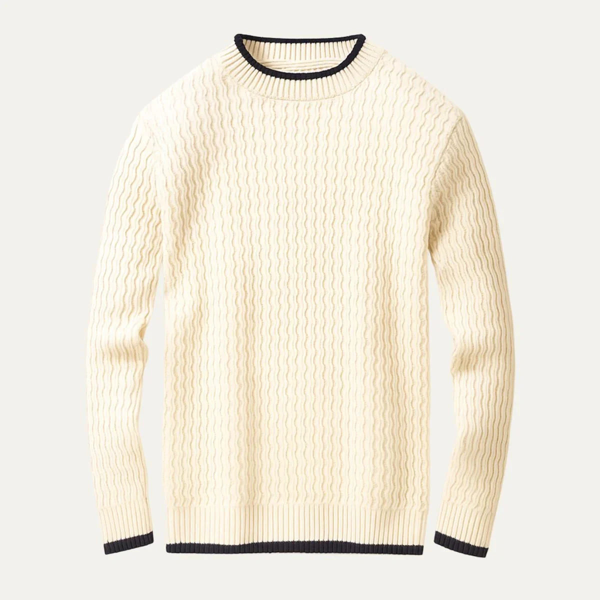 Pull Homme Col Rond Classique Chic 2