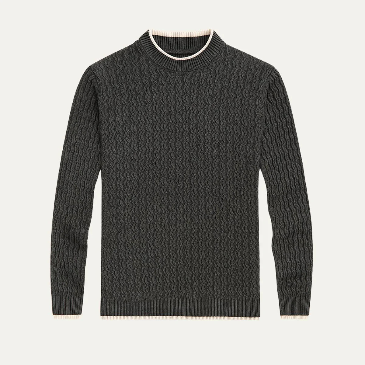 Pull Homme Col Rond Classique Chic 3
