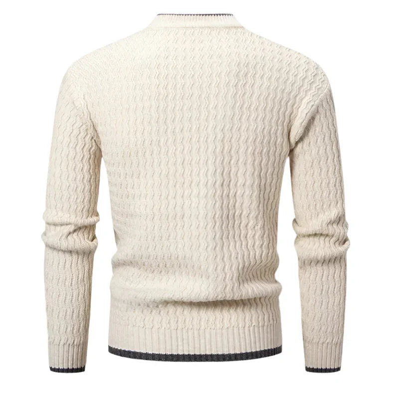 Pull Homme Col Rond Classique Chic 6