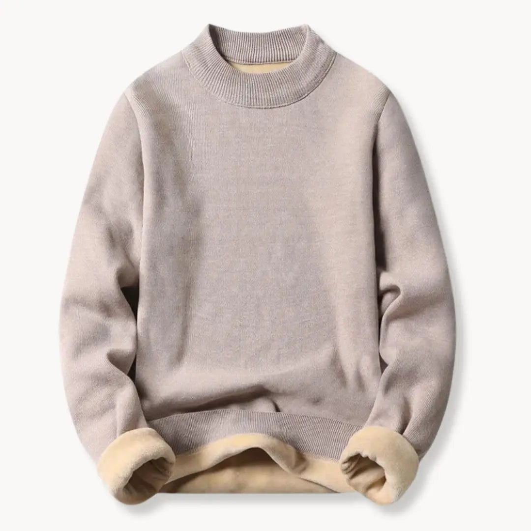 Pull Homme Confortable Col Rond Manches Longues Casual 3
