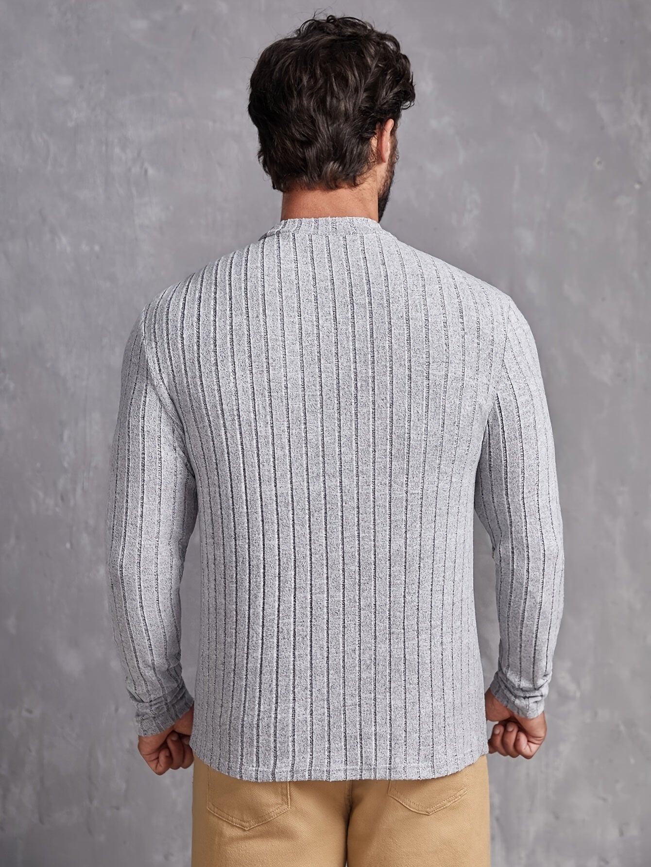 Pull Homme Décontracté Col Rond Style Moderne 1