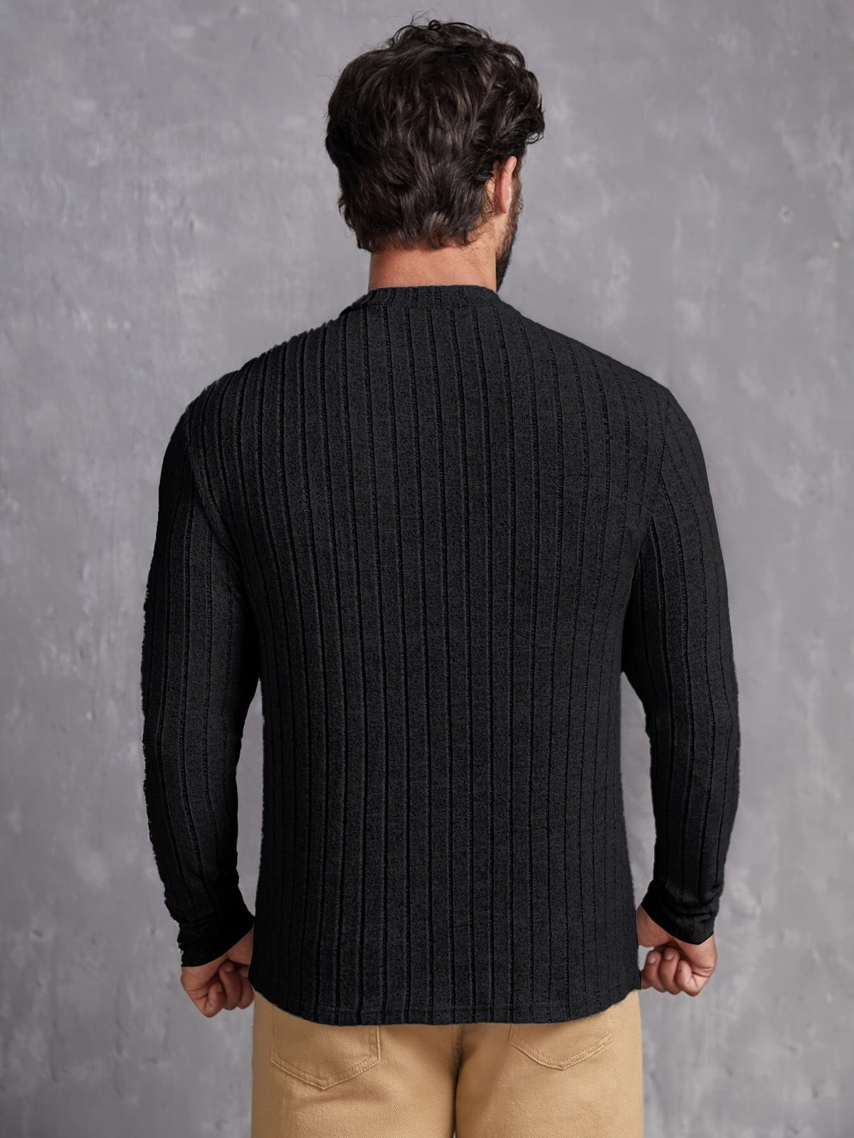 Pull Homme Décontracté Col Rond Style Moderne 5