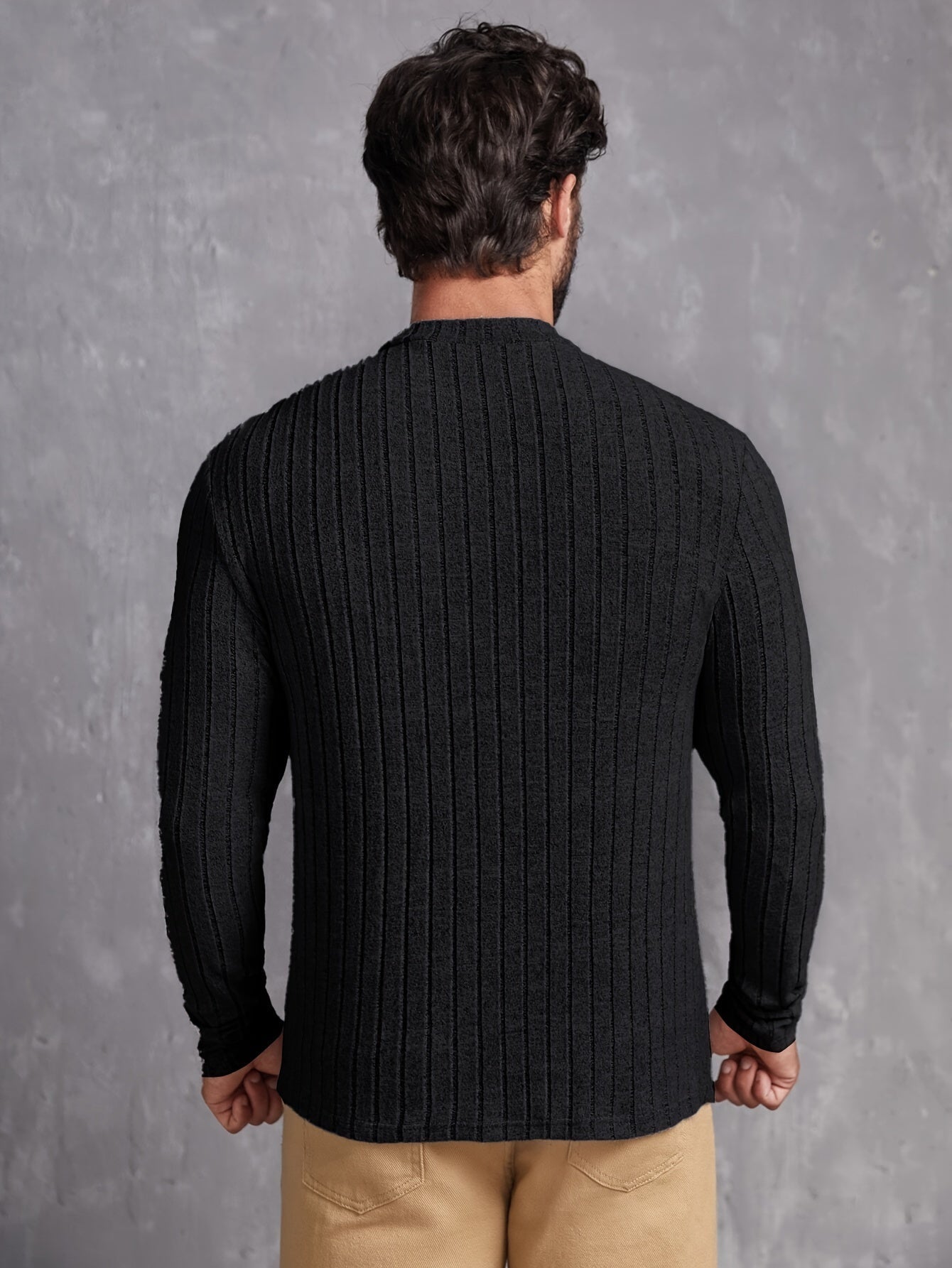 Pull Homme Décontracté Col Rond Style Moderne 5